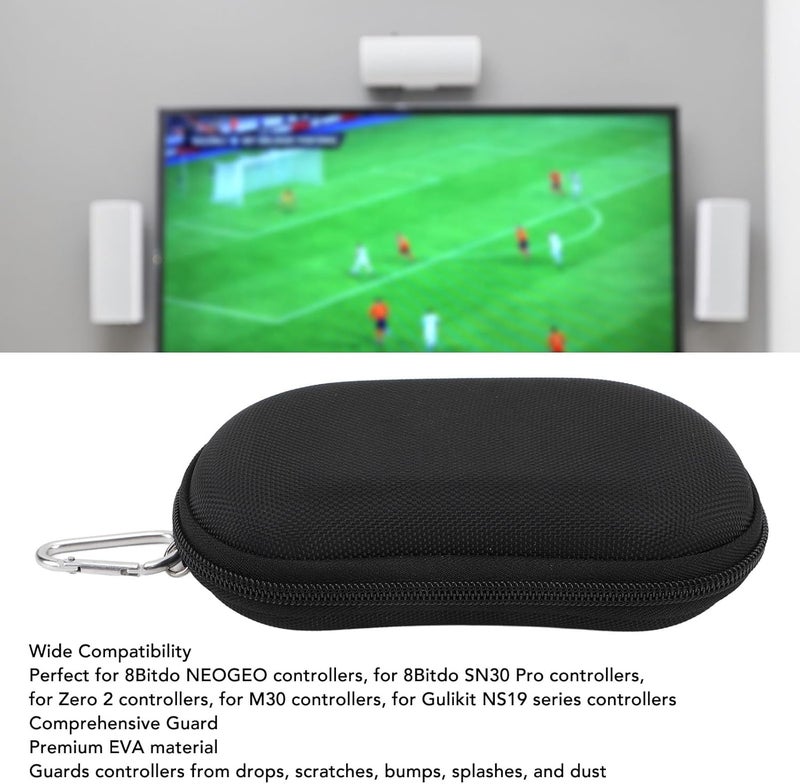 Dpofirs Travel Case for Hard Controller for 8Bitdo NEOGEO, Portable Protective Case for 8Bitdo SN30 Pro, for Zero 2 Controller, for M30 Controller, for Series, Dpofirsgmor3d5z2p - Image 5